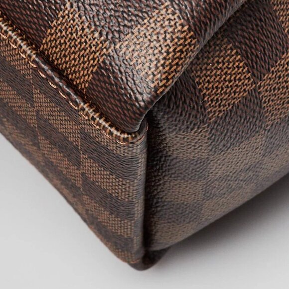 Louis Vuitton Black Damier Canvas Odeon Tote MM Bag - Picture 4 of 12